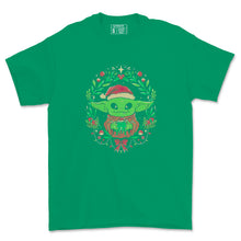 Cargar imagen en el visor de la galería, Polera BABY YODA Navideño
